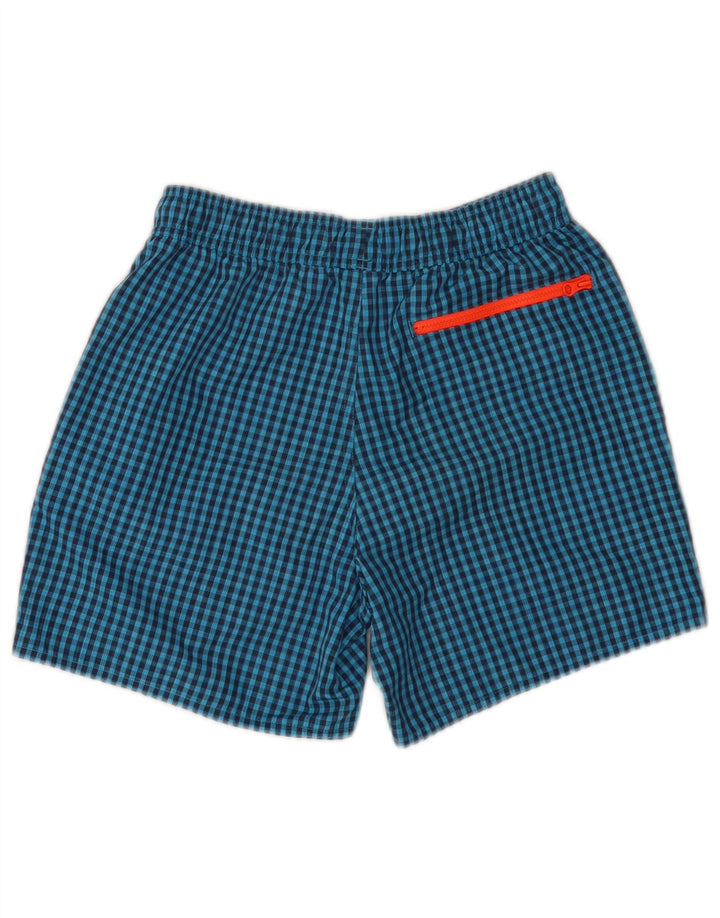 ADIDAS muške kratke hlače za plivanje XS plavi gingham poliester