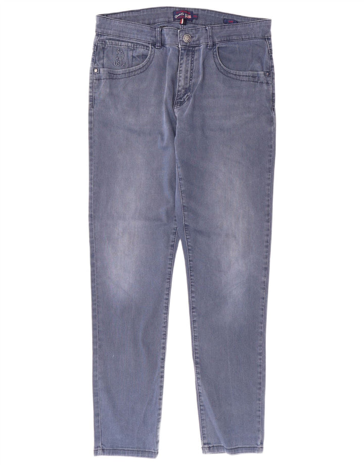 US POLO ASSN. Muške uske traperice W34 L31 tamnoplavi pamuk