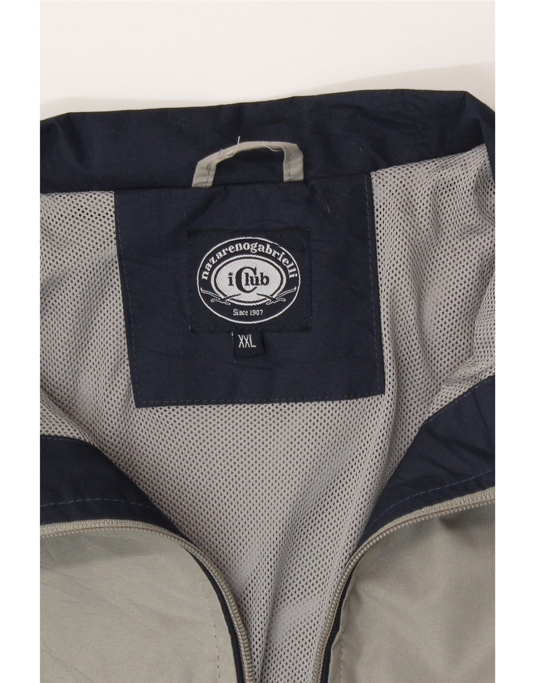 Muška bomber jakna Nazareno Gabrielli UK 44 2XL sivi poliester