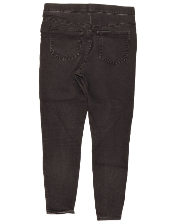 Marks & Spencer ženske uske traperice crop Jegging UK 12 srednje W30 L24 crne