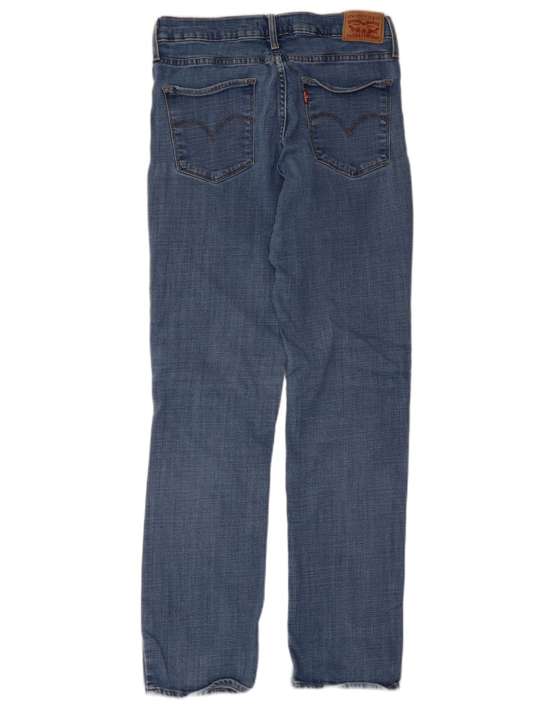 Levi's ženske ravne traperice 314 za oblikovanje W30 L32 plavi pamuk