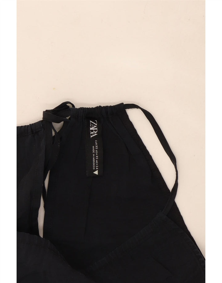 Zara ženska majica s halterima UK 4 XS crna