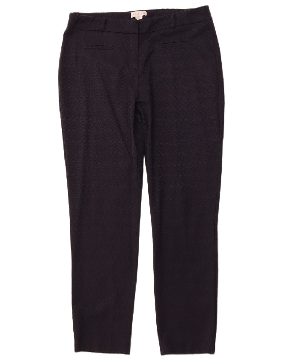 MONSOON Ženske ležerne hlače UK 14 Large W34 L29 tamnoplave