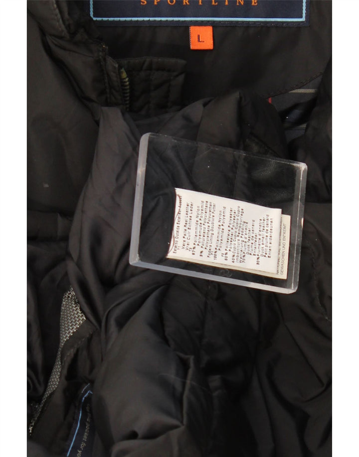 Harmont & Blaine muška podstavljena jakna UK 40 velika crna koža