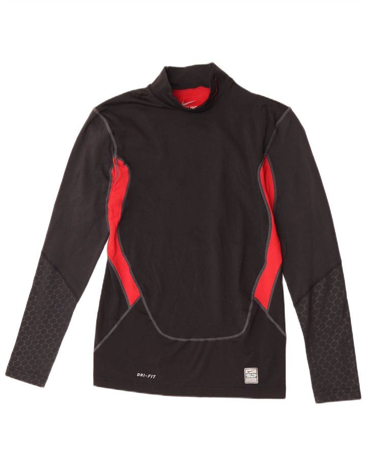 Nike muška Dri Fit grafička majica dugih rukava srednje crne boje