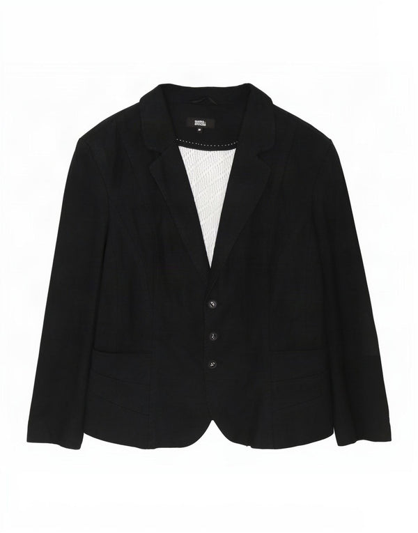 Marks & Spencer Ženska jakna sa 3 gumba UK 22 3XL siva lanena