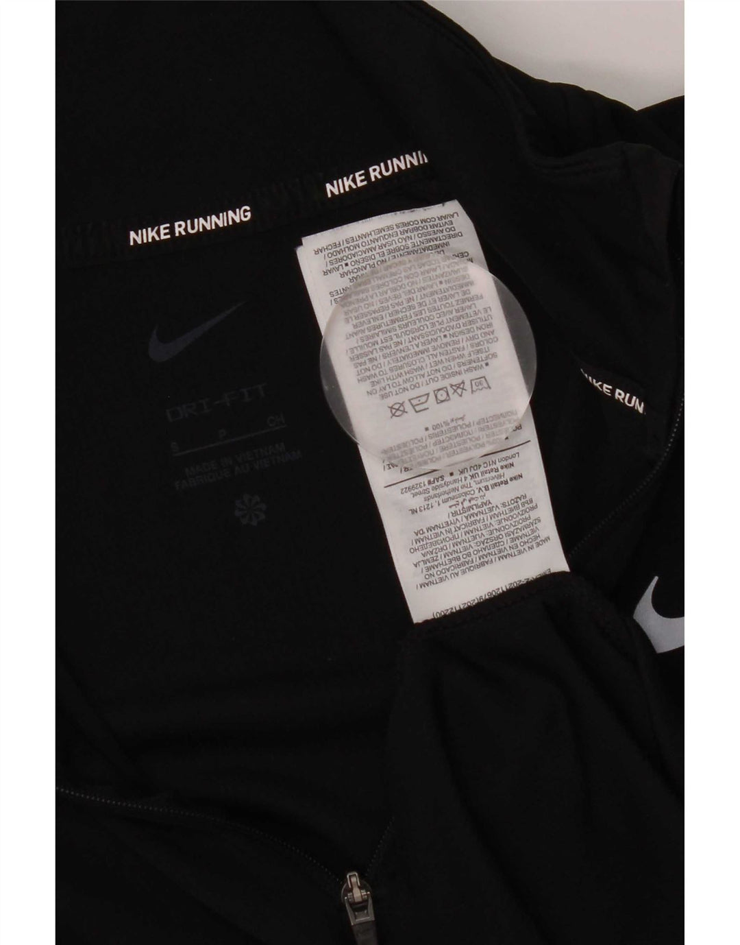 Nike Ženska trenirka Dri Fit Zip Neck Top UK 10 Small Black