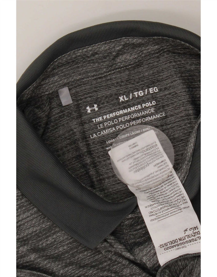 Under Armour muška polo majica XL sivi pjegavi poliester