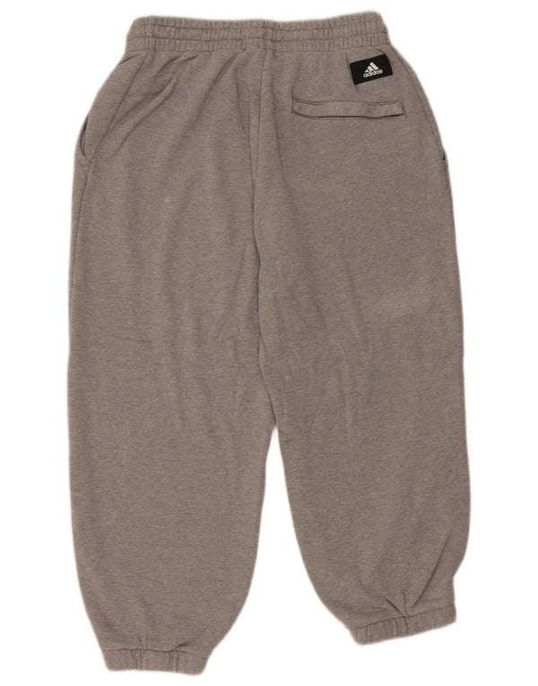 Adidas ženske Capri trenirke široke hlače Joggers UK 14 velike sive