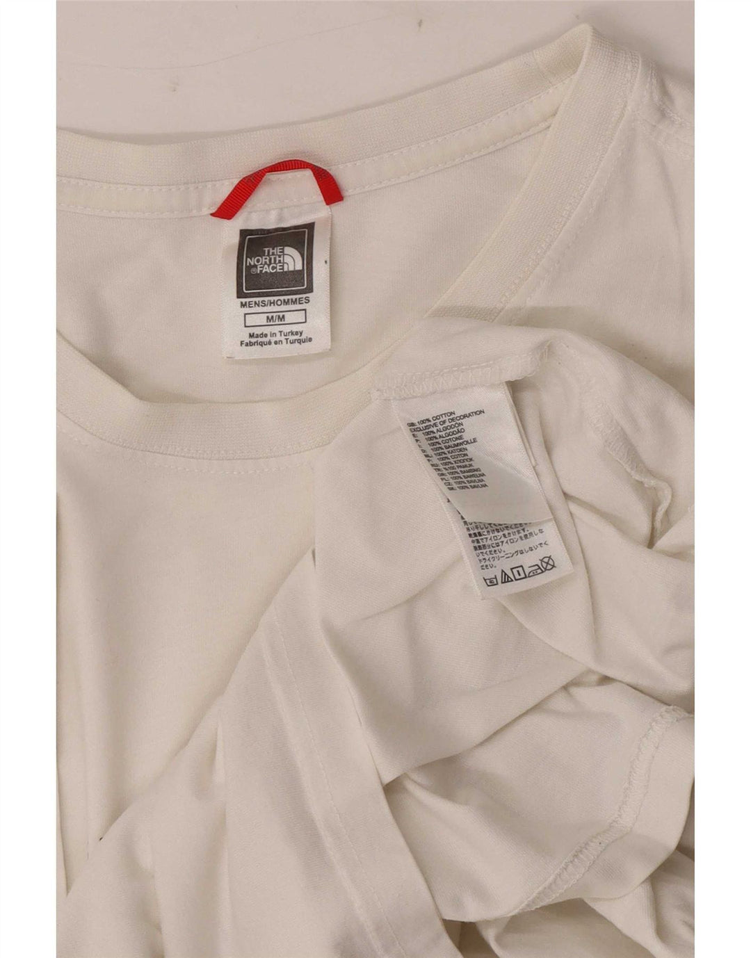 The North Face muška majica kratkih rukava Srednje bijeli pamuk