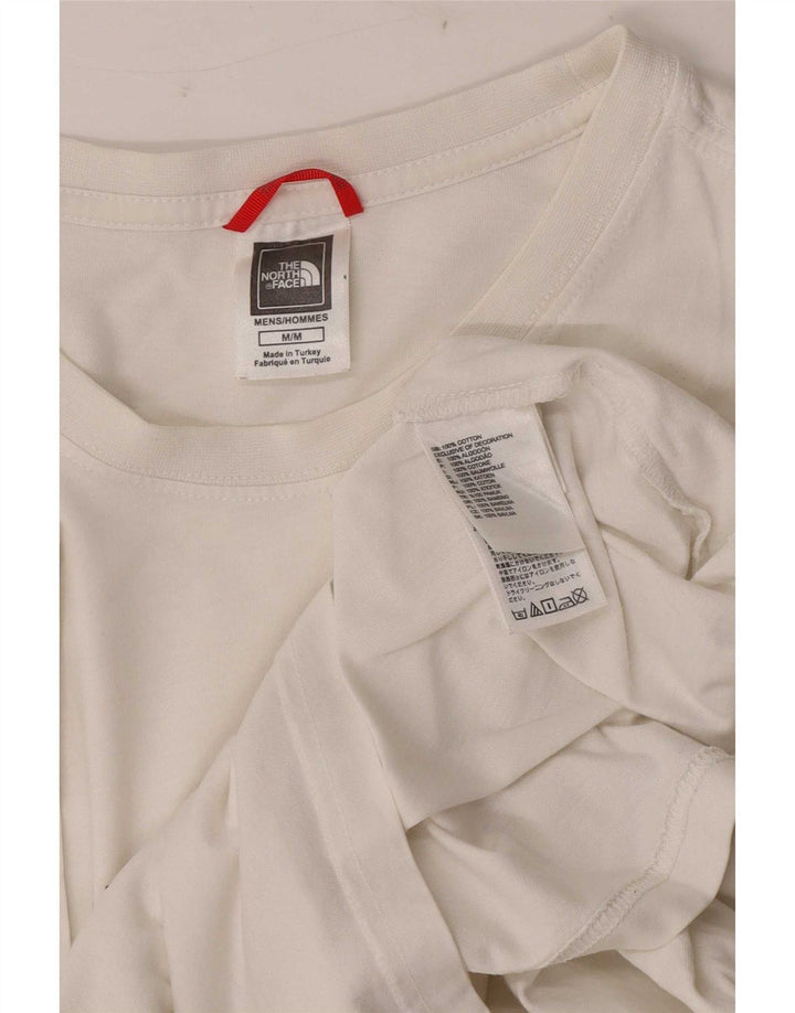 The North Face muška majica kratkih rukava Srednje bijeli pamuk