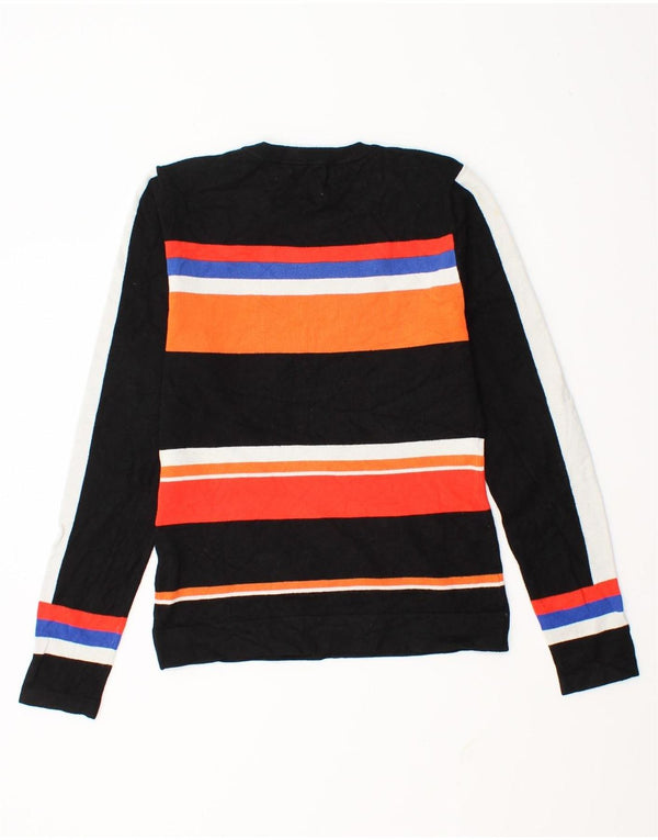 Ženski džemper s okruglim izrezom Karen Millen UK 12 srednje crne pruge