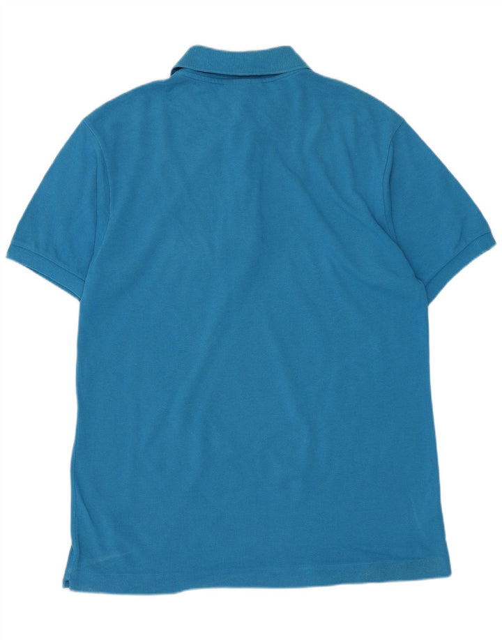 LACOSTE Muška klasična polo majica veličine 4, srednje plavi pamuk