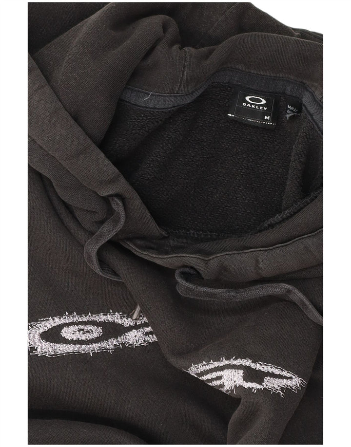 Oakley muška majica s kapuljačom s kapuljačom srednje crna