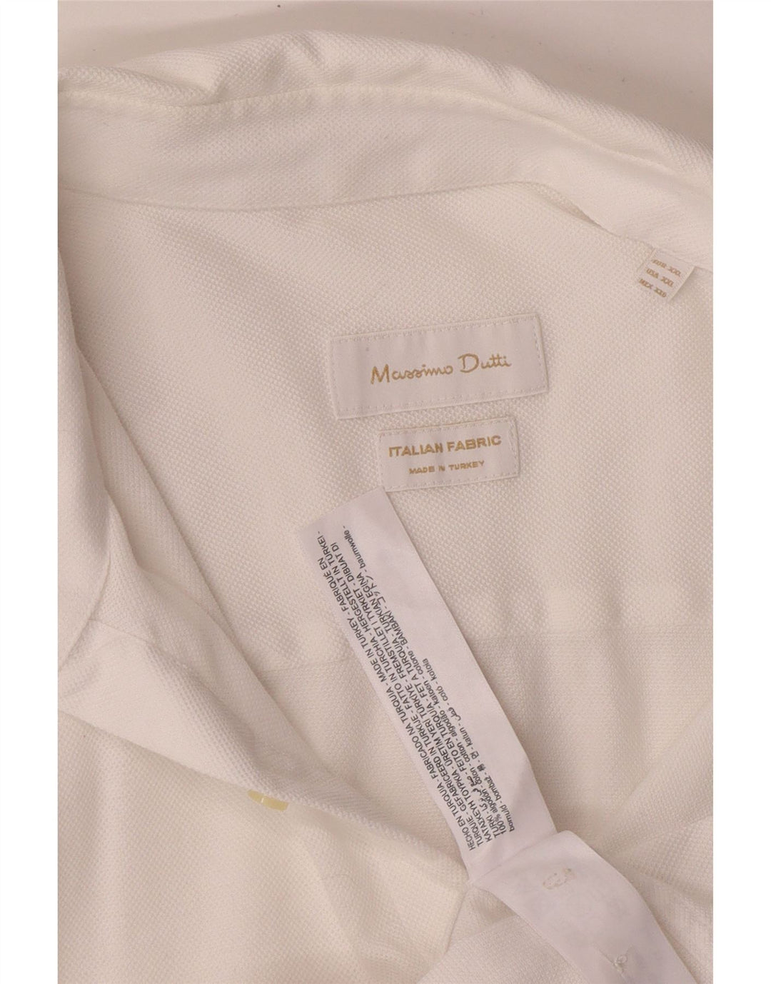 Massimo Dutti muška košulja 2XL bijeli pamuk