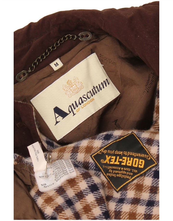 Aquascutum Ženski Gore-Tex veliki kaput UK 14 Srednje smeđi poliester