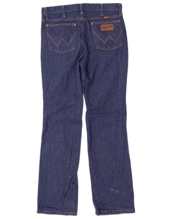Wrangler muške uske traperice W30 L30 tamnoplavi pamuk