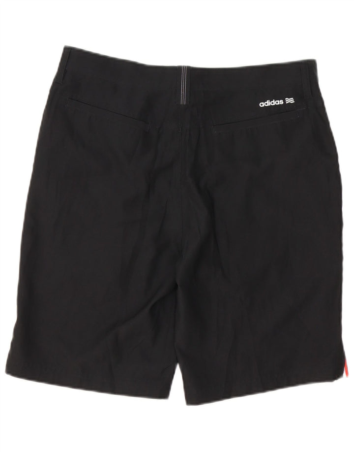 ADIDAS muške chino kratke hlače srednje veličine W32, crni pamuk