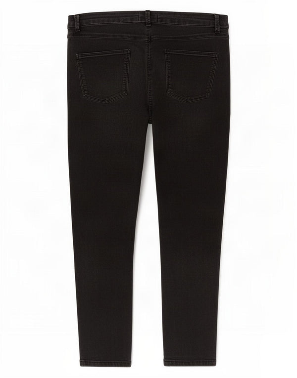 Marks & Spencer ženske uske traperice UK 14 Large W32 L26 crni pamuk