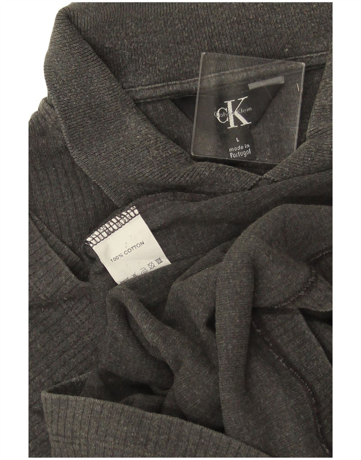 CALVIN KLEIN Muška polo majica Large Grey Pamuk