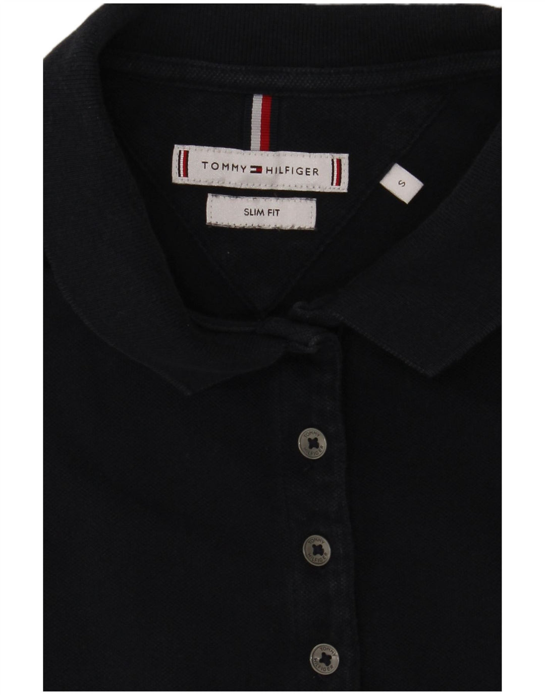 TOMMY HILFIGER Ženska uska polo haljina UK 10 Mala tamnoplava