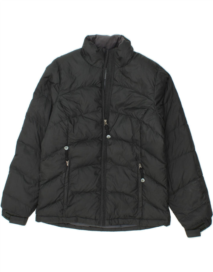 L.L.BEAN Womens Padded Jacket UK 14 Medium Black Nylon Vintage L.L.Bean and Second-Hand L.L.Bean from Messina Hembry 