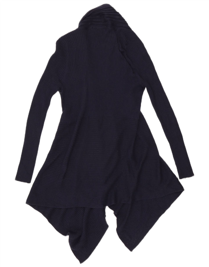 Marks & Spencer ženski dugi kardigan pulover UK 14 Srednje tamnoplavi