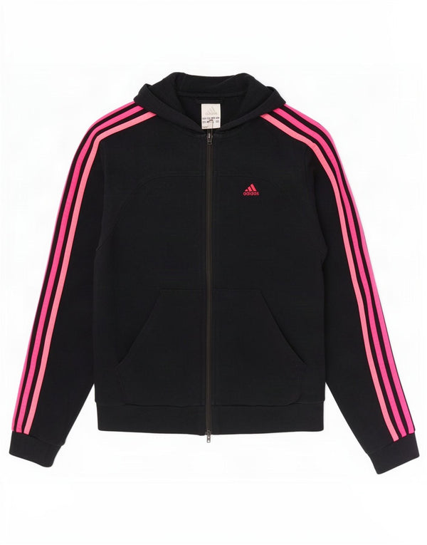 Adidas pulover s kapuljačom za djevojčice 13-14 godina, crni pamuk