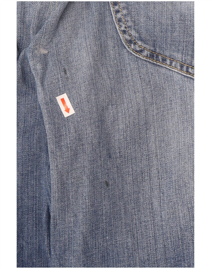 Lee Mens Brooklyn Straight Jeans W38 L29 Plavi pamuk