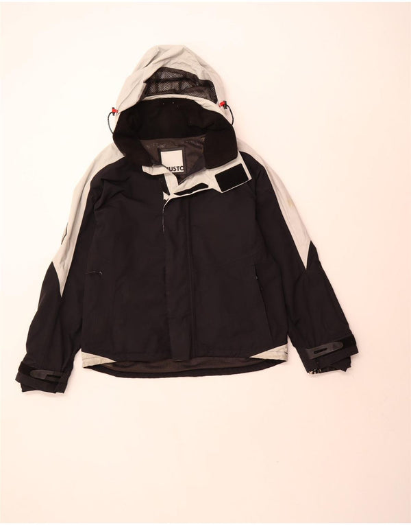 Musto kišna jakna s kapuljačom UK 40 veliki crni poliamid u boji