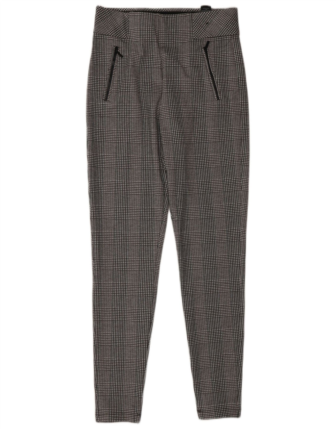 Marks & Spencer ženske tajice UK 10 Male sive houndstooth poliester