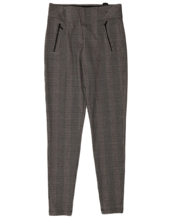 Marks & Spencer ženske tajice UK 10 Male sive houndstooth poliester