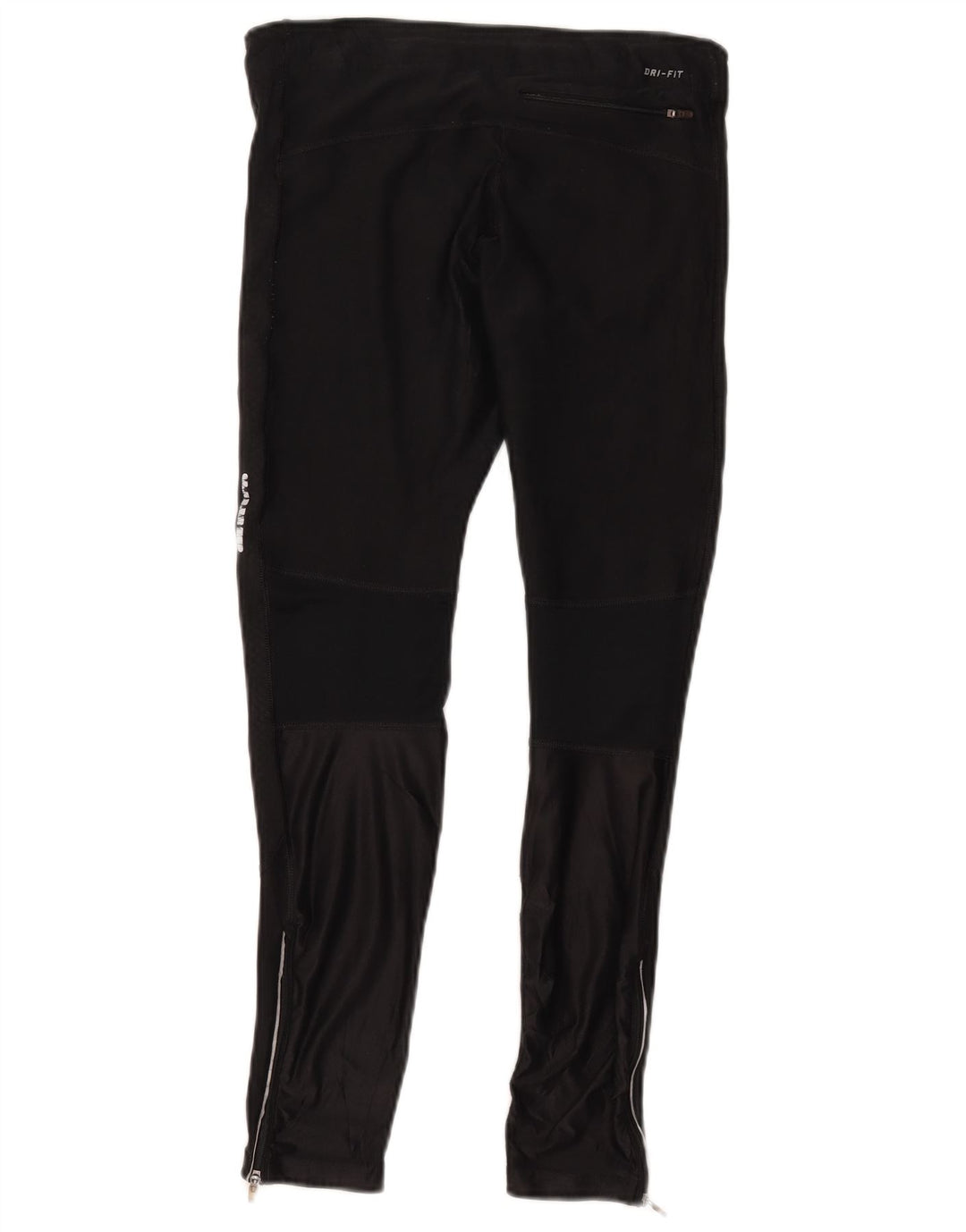 Nike Ženske Dri Fit Leggings UK 14 Srednje crni poliester