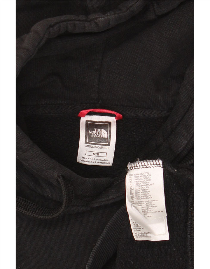 The North Face muška majica s kapuljačom srednje veličine, crni pamuk