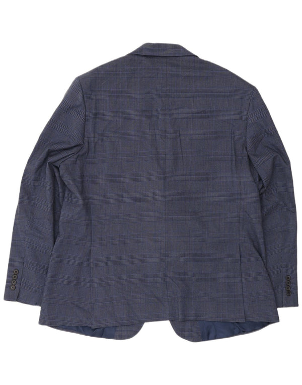 Marks & Spencer muška jakna sa 2 gumba UK 48 2XL plava houndstooth