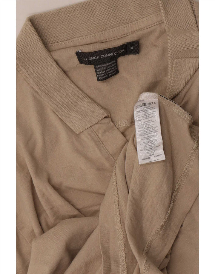 French Connection muška polo majica XL bež pamuk