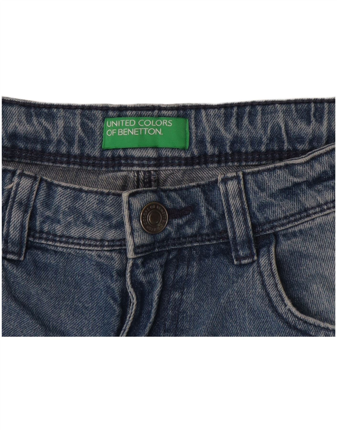 Benetton ženske traper kratke hlače W26 male plave