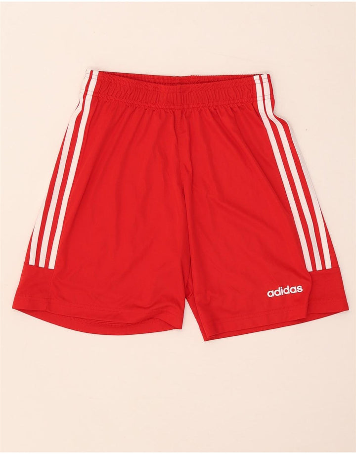 Adidas muške sportske kratke hlače Climalite srednje crvene boje od poliestera