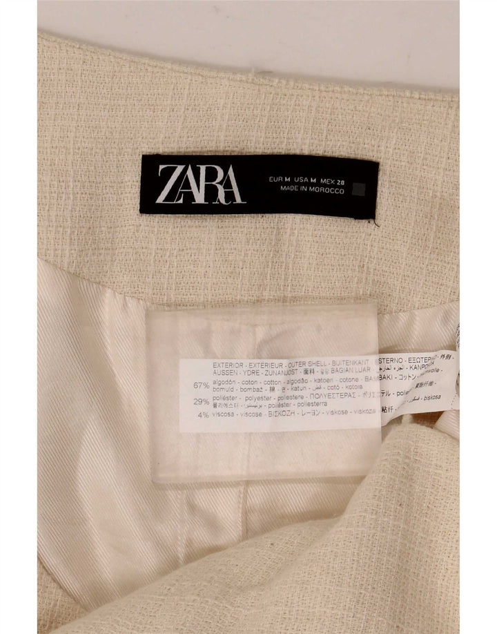 Zara ženski prsluk UK 12 srednje bež pamuk