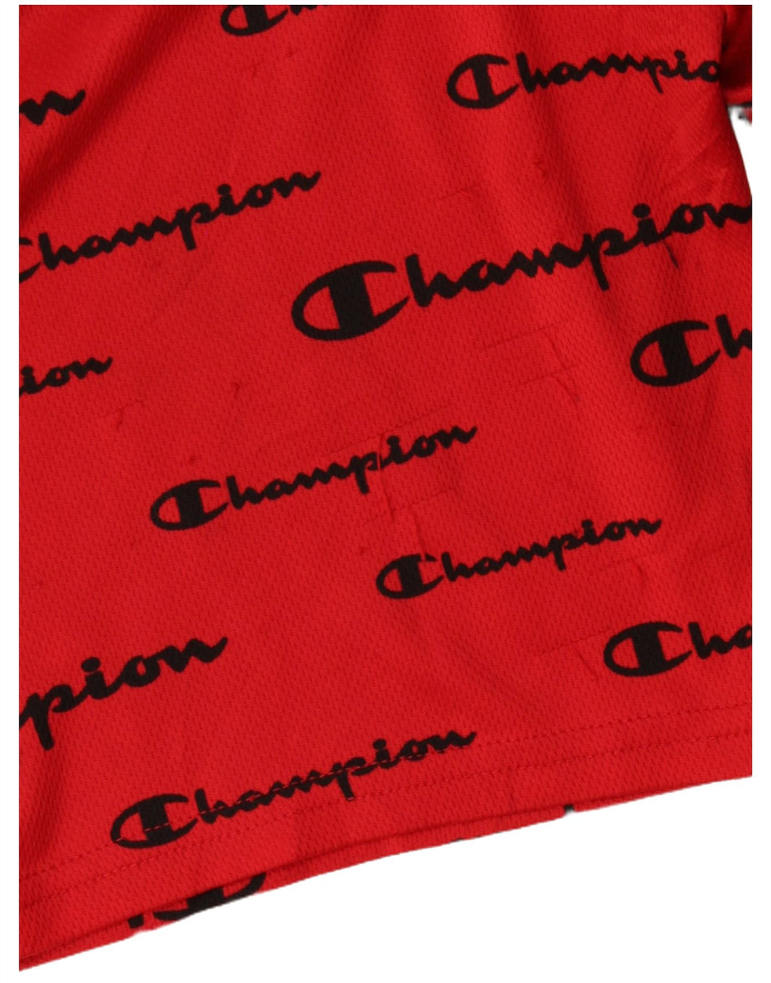 Champion Boys Graphic Sport Shorts 15-16 Years Red Poliester