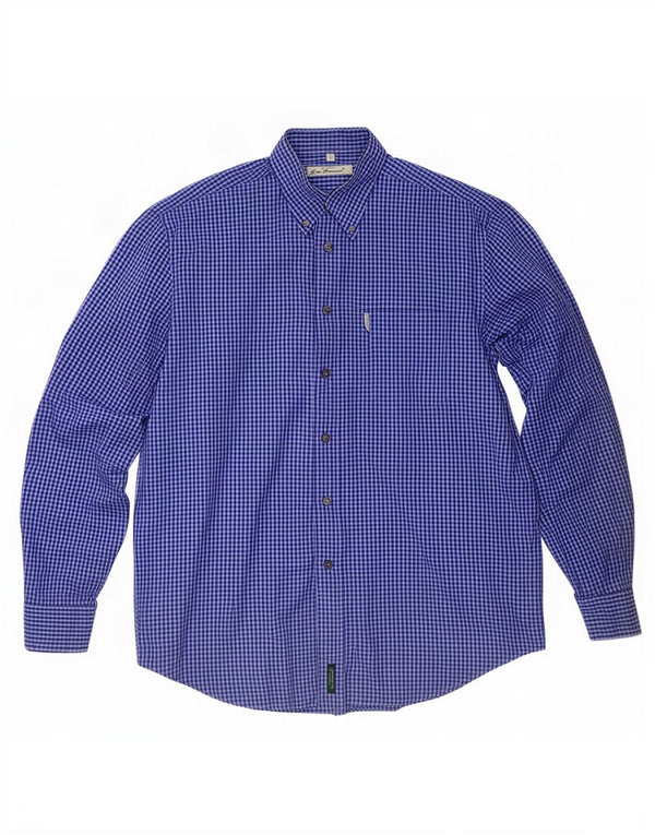 Ben Sherman muška košulja srednje plave boje gingham