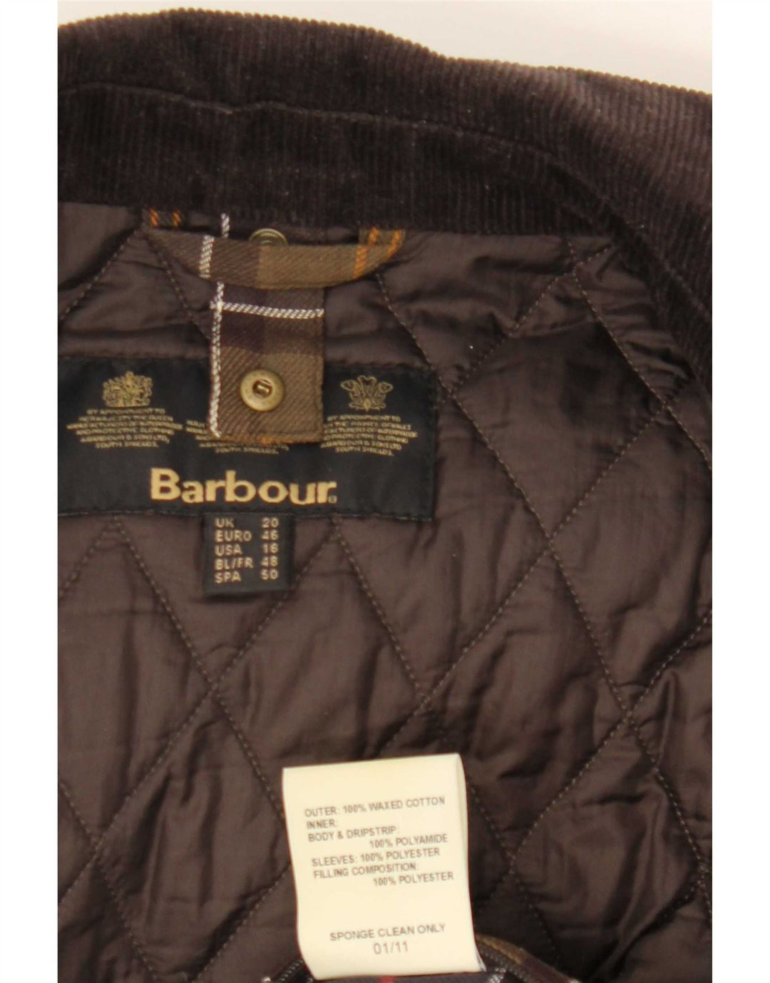 Barbour ženski kaput od voštanog pamuka UK 20 2XL kaki boje