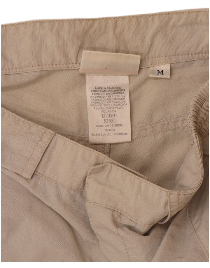 Ellesse muške ravne kargo hlače srednje veličine W30 L30 bež poliamid