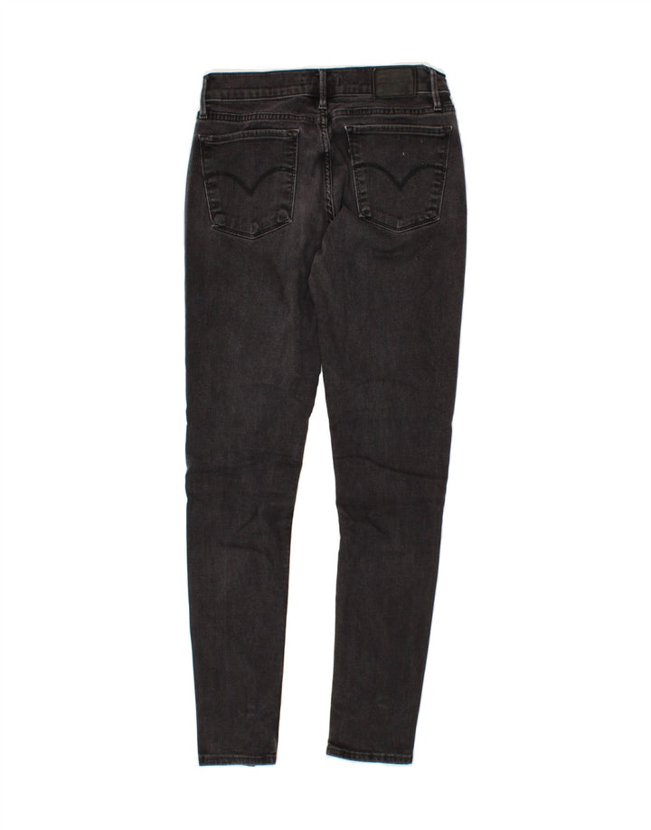 LEVI'S Womens 710 Super Skinny Jeans W29 L28 Black Vintage Levi's and Second-Hand Levi's from Messina Hembry 
