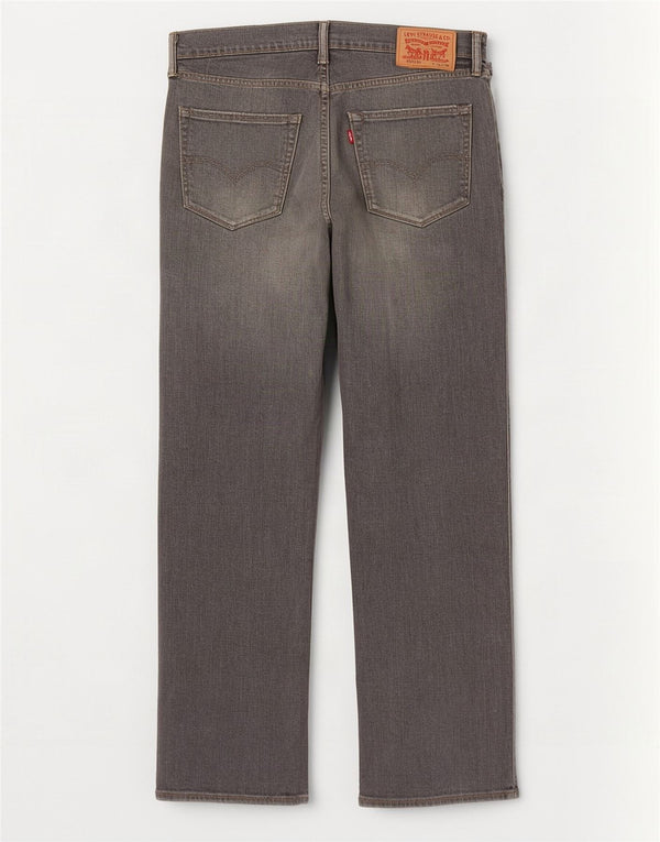Levi's muške 504 ravne traperice W36 L34 sivi pamuk