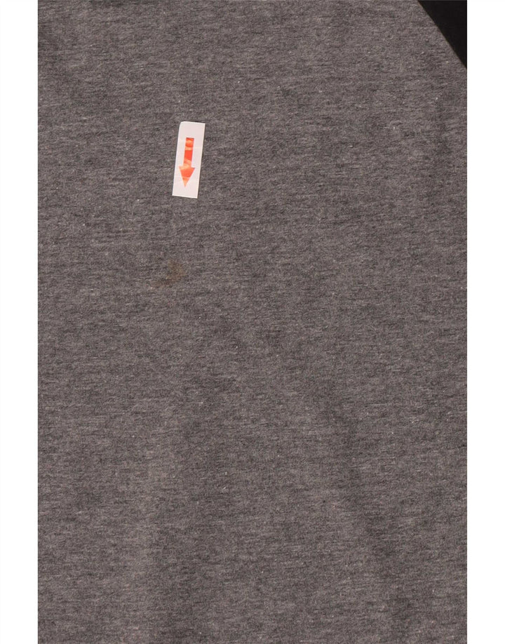 Hurley Boys Premium Fit grafička majica dugih rukava 15-16 godina srednje sive boje