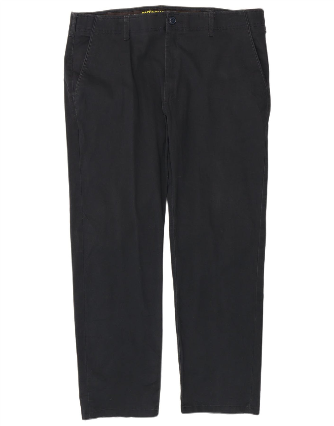 LEE muške ravne chino hlače Extreme Motion W40 L32 tamnoplavi pamuk