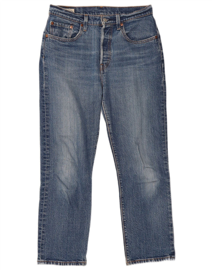 Levi's ženske ravne traperice W27 L26 plavi pamuk