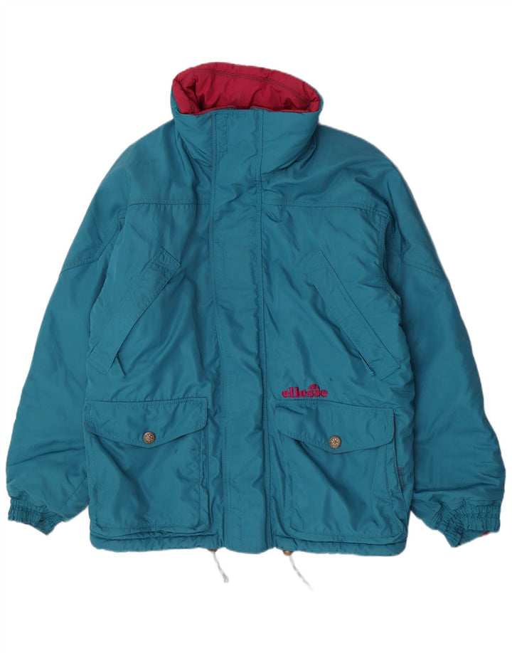 Ellesse muška podstavljena jakna s kapuljačom UK 42 XL plavi poliester