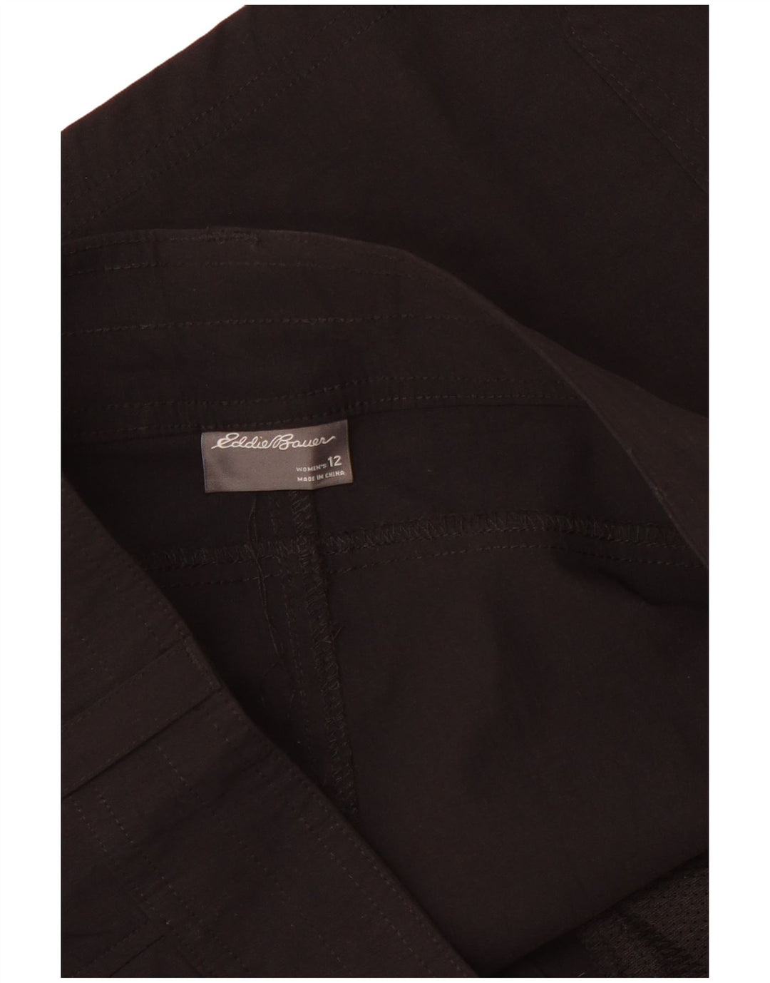 EDDIE BAUER Ženske kargo kratke hlače US 12 Large W34 crne
